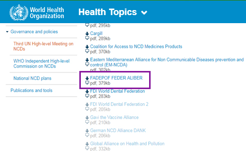 Logotipo World Health Organization