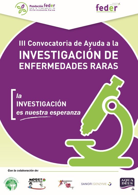 Cartel III convocatoria de ayudas a la investigación