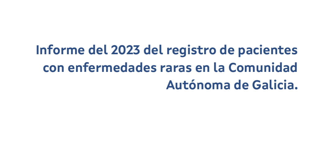 Portada del informe.