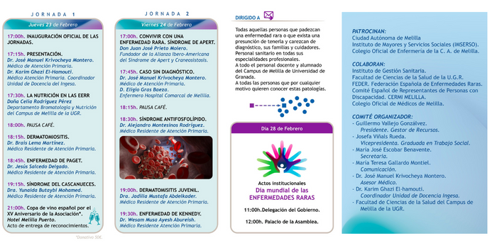 infografía sobre las jornadas