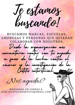 Cartel de ACACI en busca de colaboradores