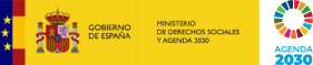 Logotipo  del Ministerio de Derechos Sociales y Agenda 2030.