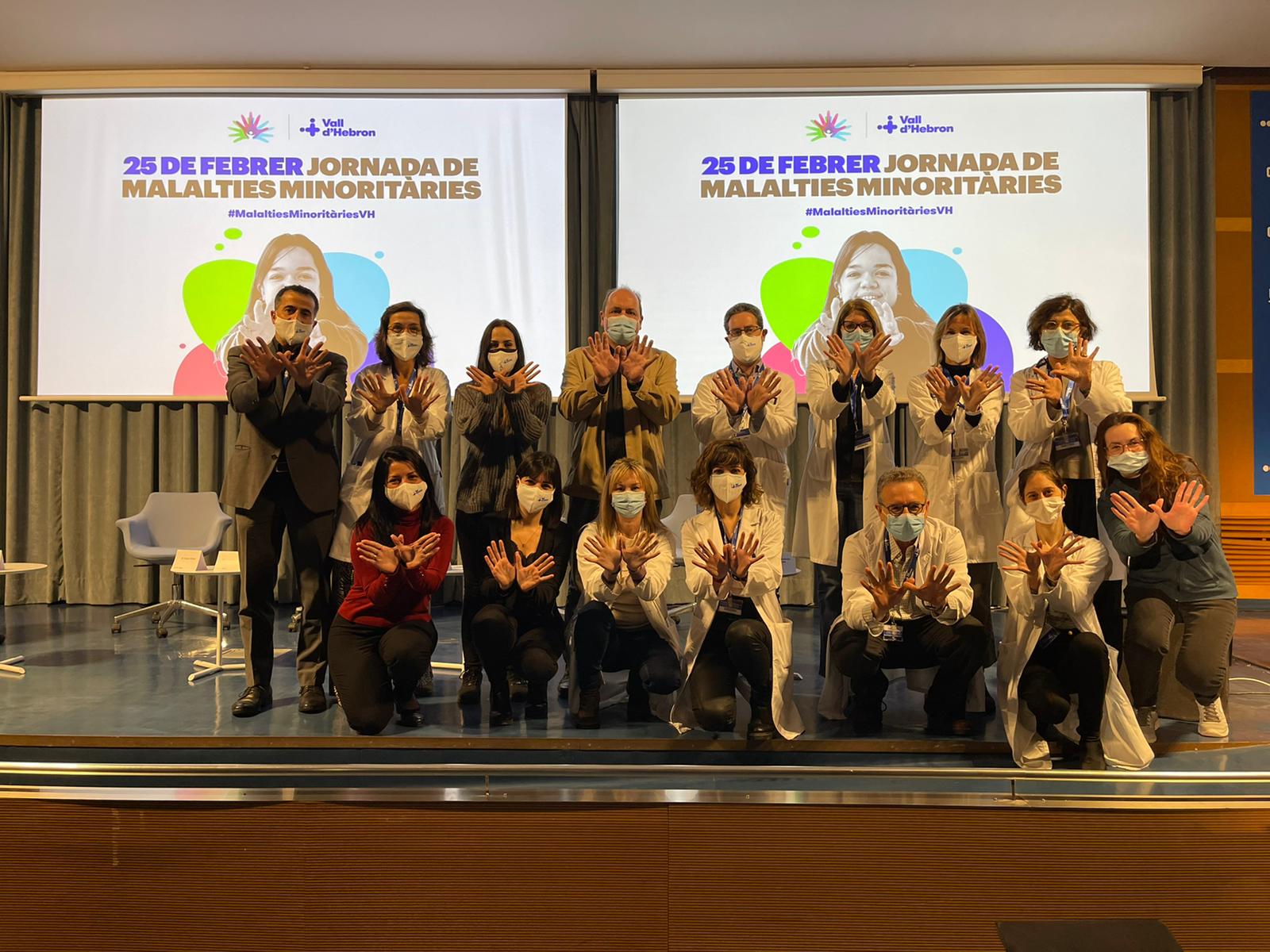 Foto de familia tras la jornada.