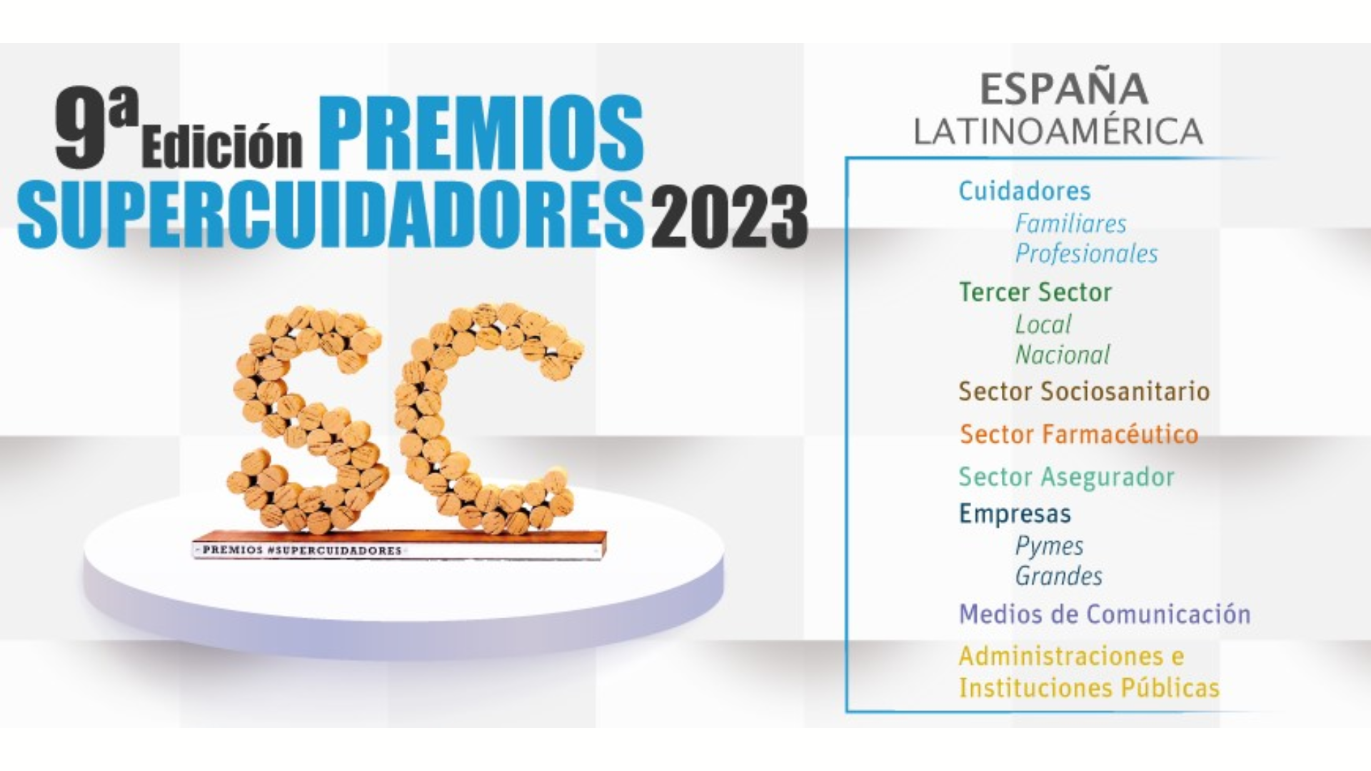 Cartel informativo de los premios SUPERCUIDADORES