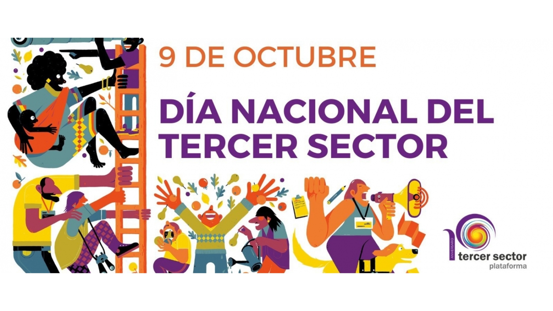 9 de octubre. Día Nacional del Tercer Sector