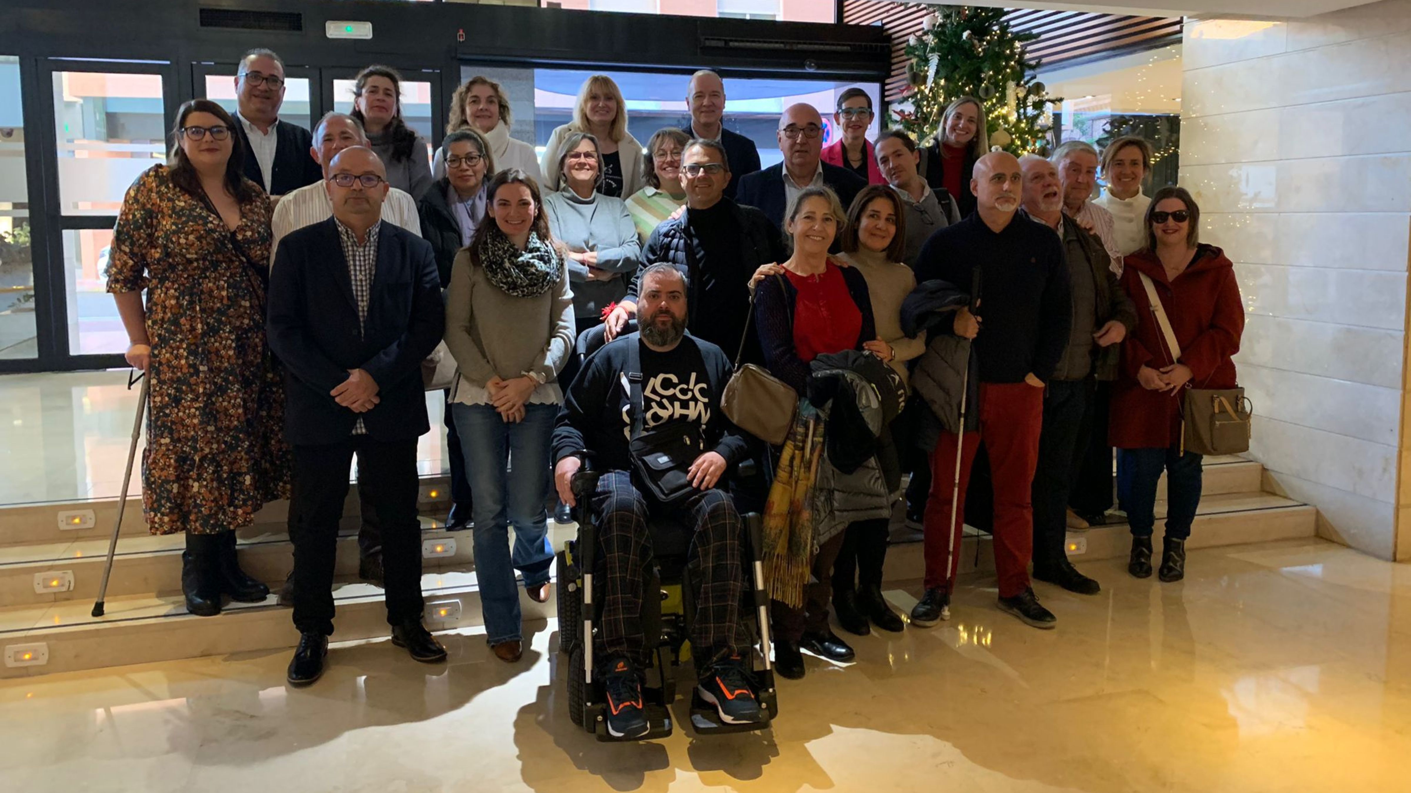 Fotografía durante la visita.