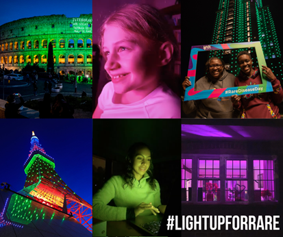 Imagen oficial de #LightUpForRare