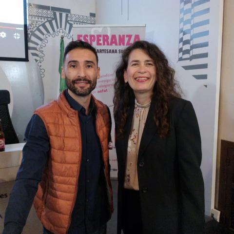 Mompao y Carmen Moreno