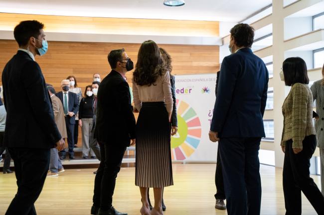 Saludos institucionales al inicio del acto.