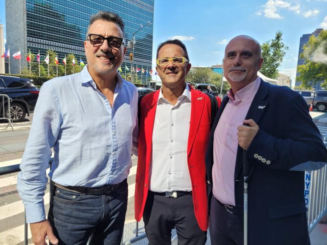 (De izq. a dcha.) Yann Le Cam, Juan Carrión y David Sánchez.