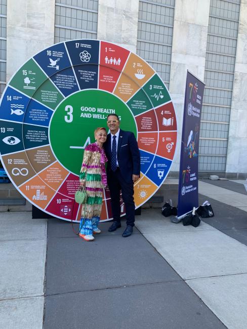 Juan Carrión y Durhane Wong Rieger, presidentes de FEDER y RDI respectivamente.