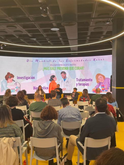 Fotografía durante la presentación.