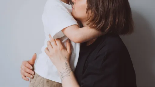 Fotografía de archivo: mujer de espaldas
