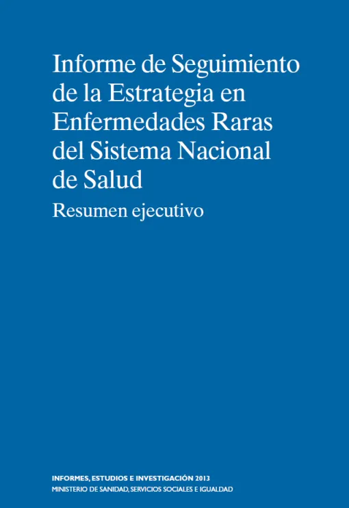 Portada del informe.