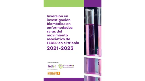 Inversión en investigación biomédica en enfermedades raras del movimiento asociativo de FEDER en el trienio 2021-2023