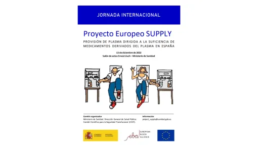 Cartel promocional de la Jornada Internacional del Proyecto Europeo SUPPLY