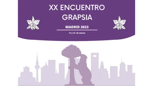 Cartel promocional del XX Encuentro GrApSIA en Madrid