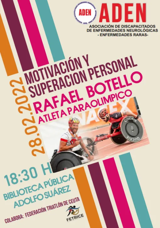 Cartel de la charla.