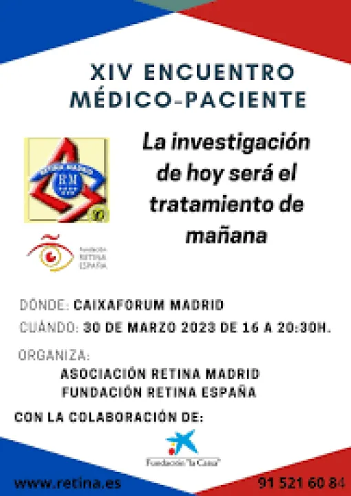 XIV Jornada Científicas sobre terapias en Distrofias de Retina y otras enfermedades raras con afectación visual: “La investigación de hoy será el tratamiento de mañana”
