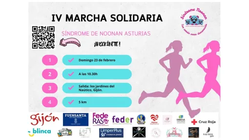 IV Marcha solidaria Síndrome de Noonan Asturias
