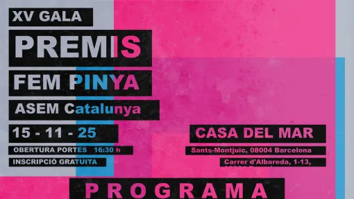 XV Gala Premis FEM PINYA - Asem catalunya