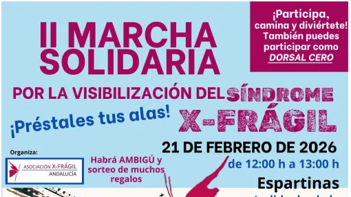 II MARCHA SOLIDARIA POR LA VISIBILIZACIÓN DEL SÍNDROME X-FRÁGIL