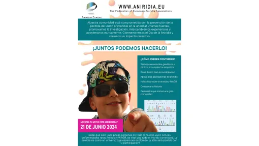 21 de junio, día internacional de la Aniridia