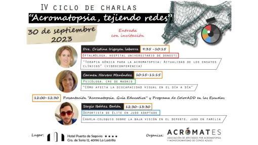 Cartel de difusión de la charla