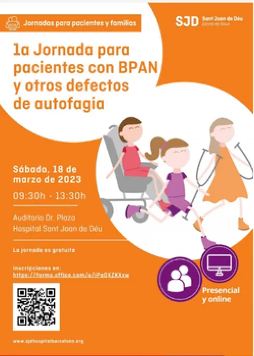 1ª Jornada para pacientes BPAN y otros defectos de autofagia