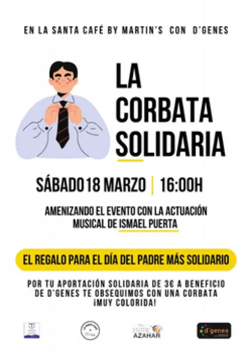 “La corbata solidaria”, una iniciativa en beneficio de D´Genes