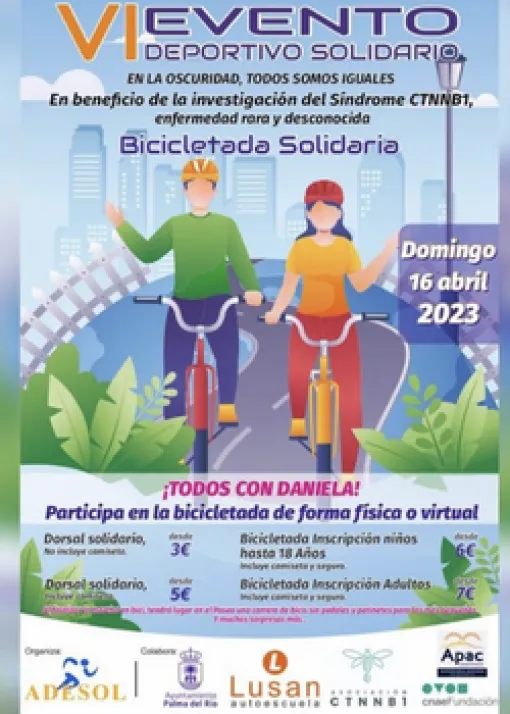Bicicletada solidaria en favor de CTNNB1