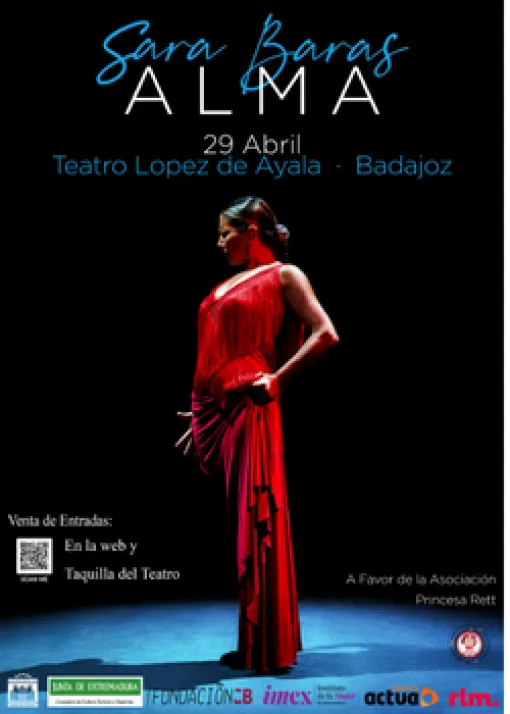 Sara Baras bailará en Badajoz en apoyo solidario a la Asociación Mi Princesa Rett 