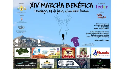 Cartel XIV Marcha Benéfica