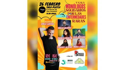 Cartel de la V Gala Monólogos