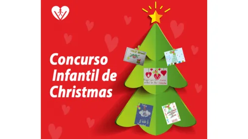Cartel promocional del concurso de postales Corazón y Vida