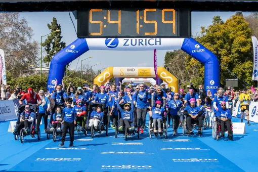 Equipo Zurich Aefat en Maratón de Sevilla