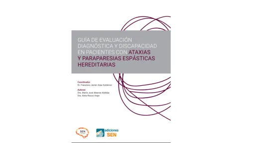 Portada de la guía con fondo blanco y letras moradas