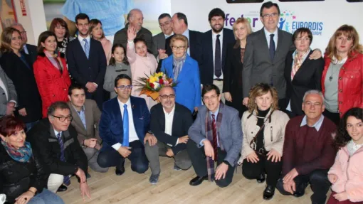 Mª Pilar Fontes en un acto de la asociación