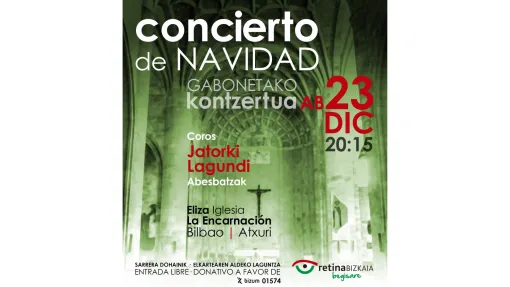 Cartel informativo del concierto