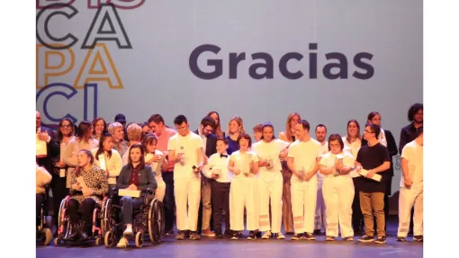 Grupo de participantes en la Gala