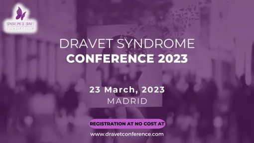 Cartel promocional de la Conferencia internacional por el Síndrome de Dravet