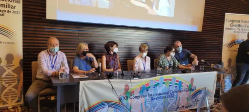 Fotografía durante una de las mesas.