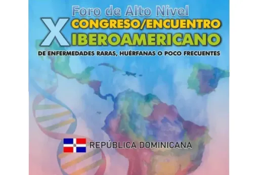 Cartel del X Congreso Iberoamericano de Enfermedades Raras.
