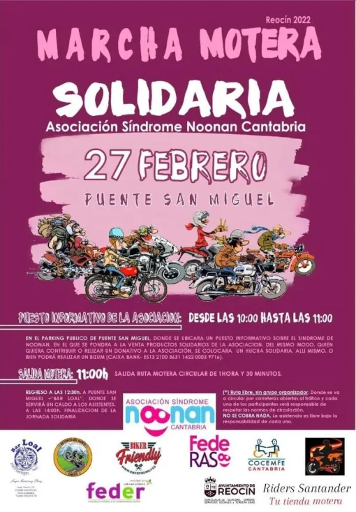 Cartel de la marcha motera.