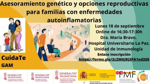 Cartel de asesoramiento genético reproductivo