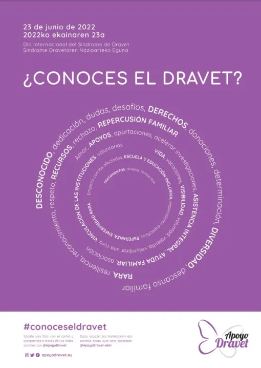Cartel promocional del Día Internacional del Síndrome de Dravet