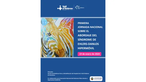 Folleto informativo de la Primera Jornada Nacional sobre el abordaje del Síndrome de Ehlers-Danlos Hipermóvil