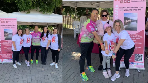 Fotografía de Juan Carrión junto a Diana Torrecillas