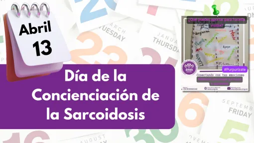 Foto de un calendario y el cartel de la iniciativa