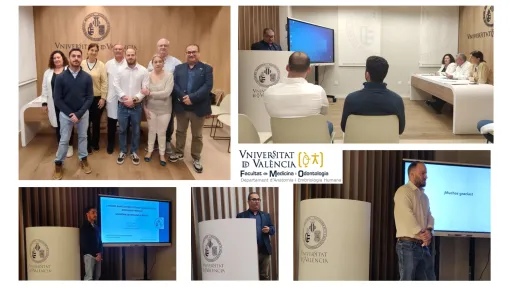 Collage de fotos del acto